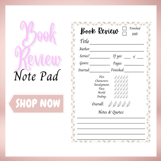 Book Review Notepad