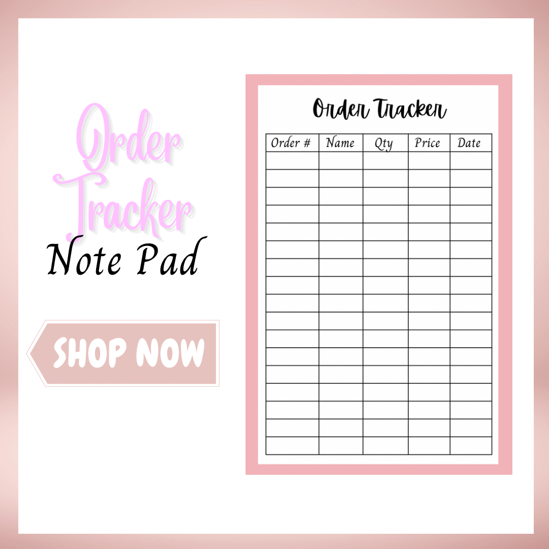 Order Tracker Notepad